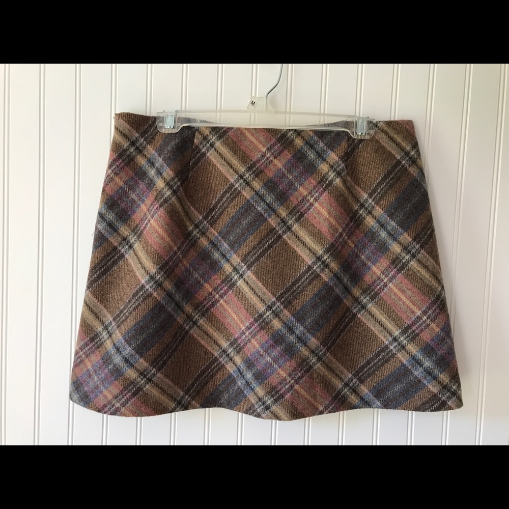 Gap Wool Plaid Skirt - Picture 1 of 3